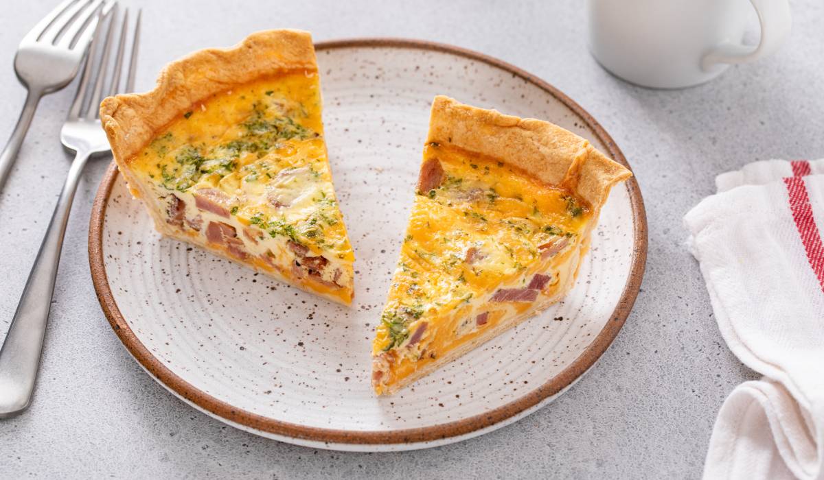 Matache Quiche cu Șuncă Praga vrac Matache Măcelaru’ și legume