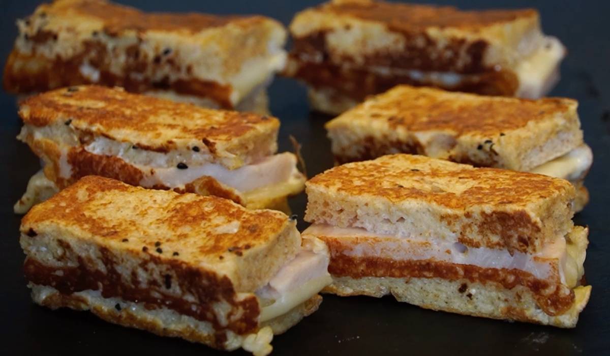 Matache Mini sandwich-uri crocante cu Șuncă din Piept de Pui Matache Măcelaru’