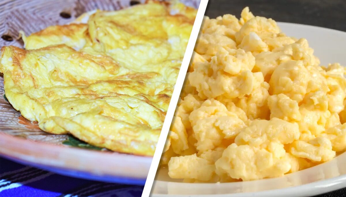 Care este diferența dintre omletă și scrob. Majoritatea românilor le confundă, dar sunt complet diferite