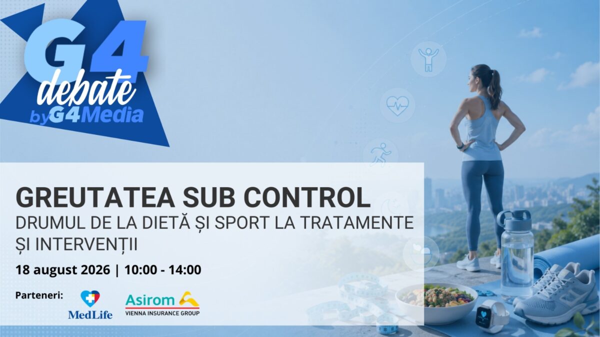 Dezbaterea „Greutatea sub control – de la dieta la tratamente” – seria G4Debate by G4Media