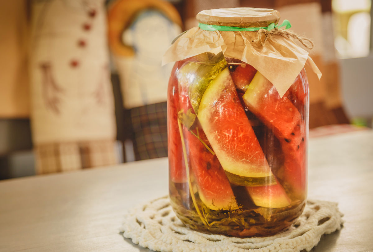 Rețeta de pepene roșu murat! E un adevărat deliciu pentru perioada de iarnă
