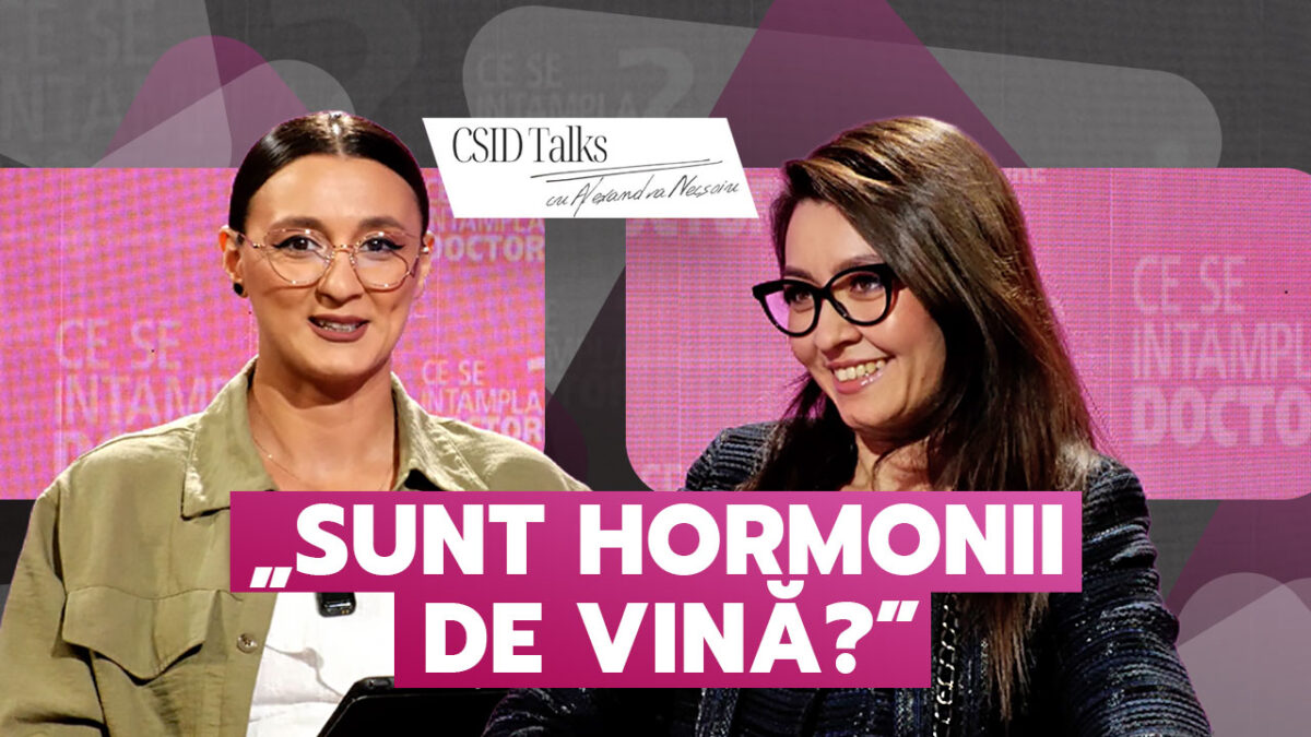 CSID Talks: Te îngrași din cauza hormonilor? Ce se schimbă în corpul femeii după 40 de ani | Dr. Ailin Septar
